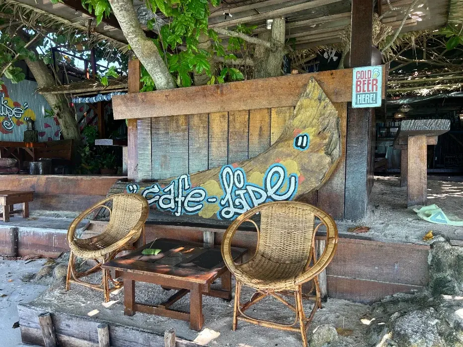 Cafe Lipe — morning coffee and Save Koh Lipe HQ