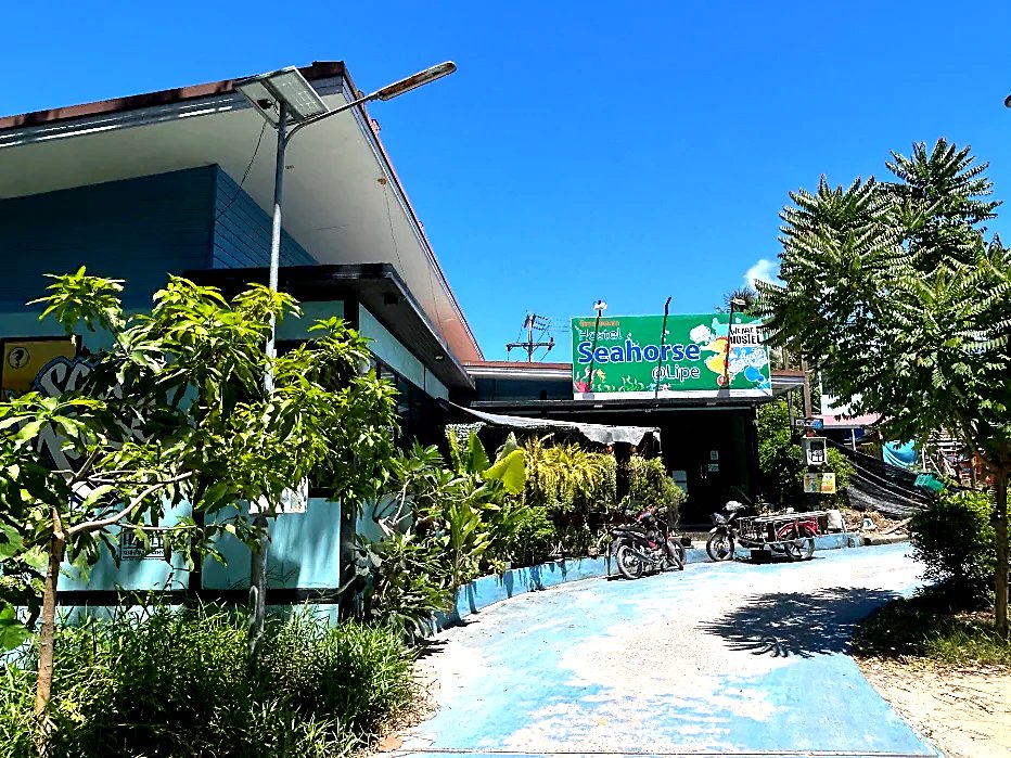 Outside Seahorse Hostel, Koh Lipe